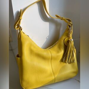 Isaac Mizrahi leather shoulder bag